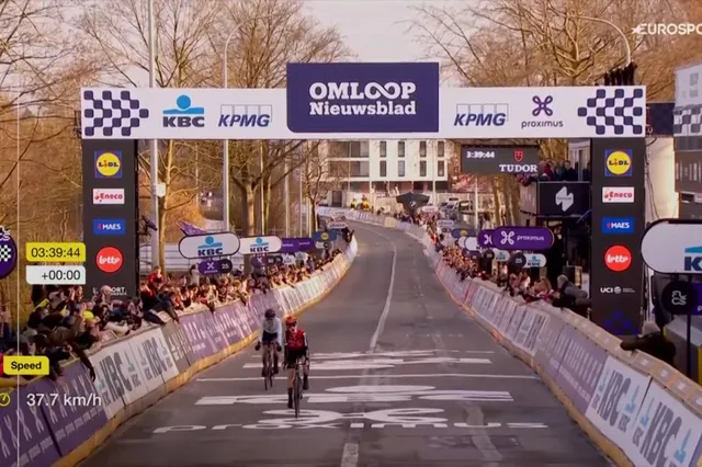 Lotte Claes gewinnt den Omloop Het Nieuwsblad WE 2025 nach einem Ausreißversuch