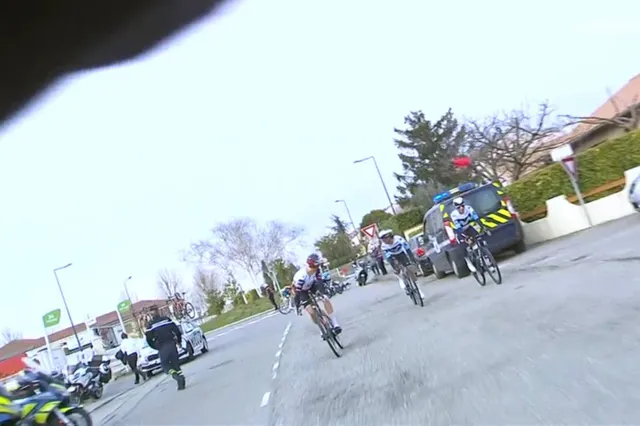 VIDEO: Chaotisches Finale der Faun-Ardeche Classic 2025, bei dem die Hälfte der 12-köpfigen Spitzengruppe verloren geht
