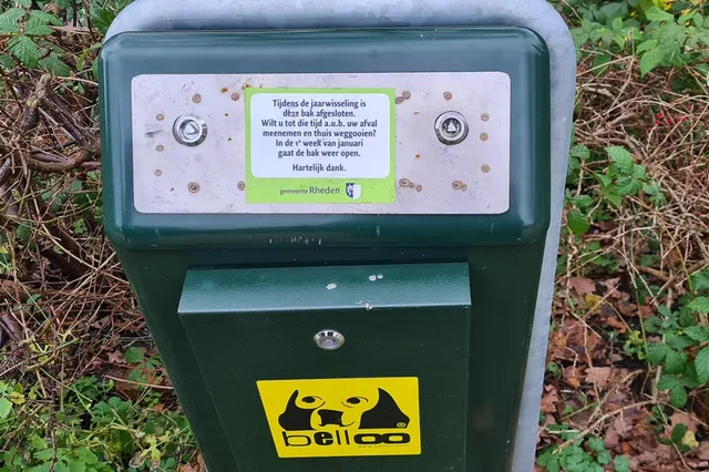 Tijdelijke afval maatregelingen eind van het jaar