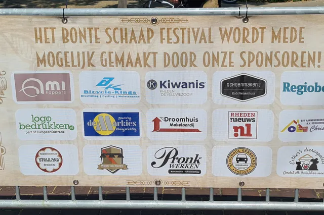 Bonte Schaap Festival zoekt sponsoren! Zonder sponsoren is het festival niet mogelijk!