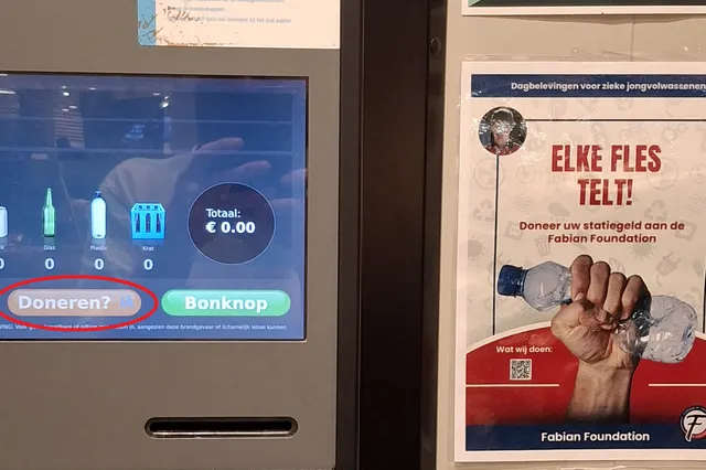 Albert Heijn Velp helpt Fabian Foundation met statiegeld