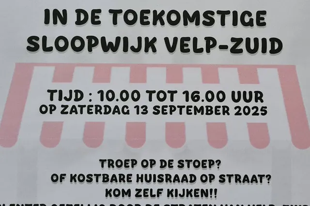 Slenteren door toekomstige sloopwijk in Velp-Zuid Image