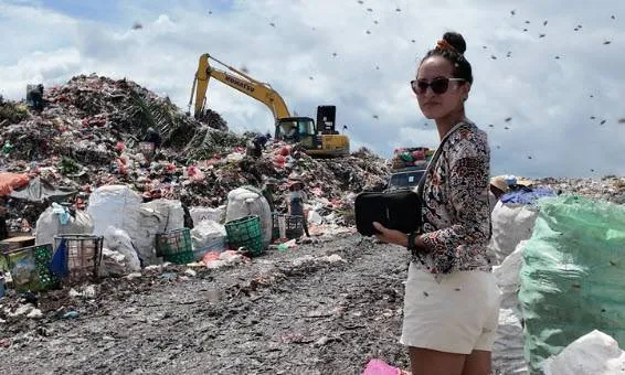 Lezing over afvalprobleem in Indonesië Image
