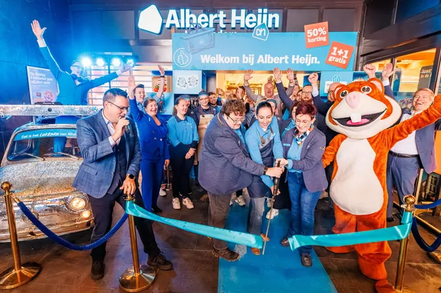 Veel belangstelling opening Albert Heijn Jan Linders Geleen Markt