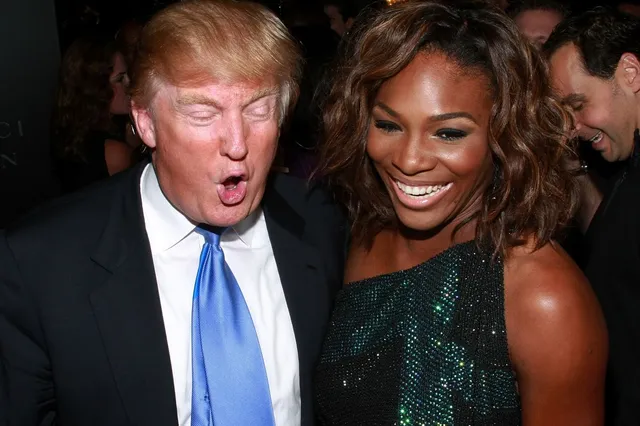 Tenniskamp mellem Donald Trump og Serena Williams vækker opsigt