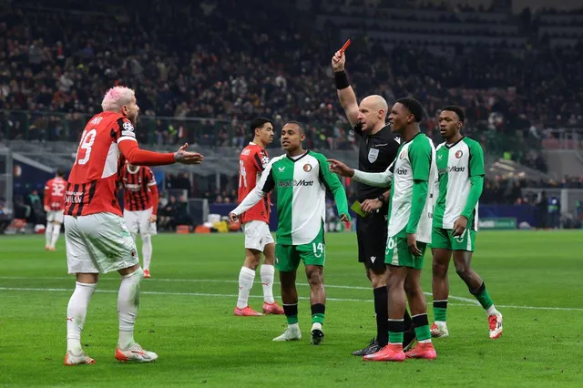Rødt kort kostede dyrt: AC Milan er færdige i Champions League