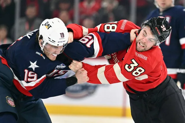 Canada slår USA i intens ishockeyfinale med politiske undertoner