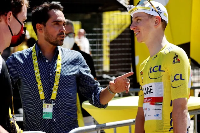 Alberto Contador sender en opfordring til Tadej Pogacar