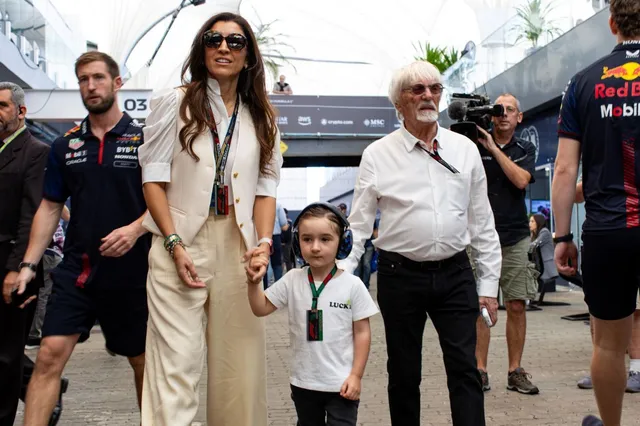 94-årige Bernie Ecclestone fortæller ærligt om aldersforskellen til sin 5-årige søn