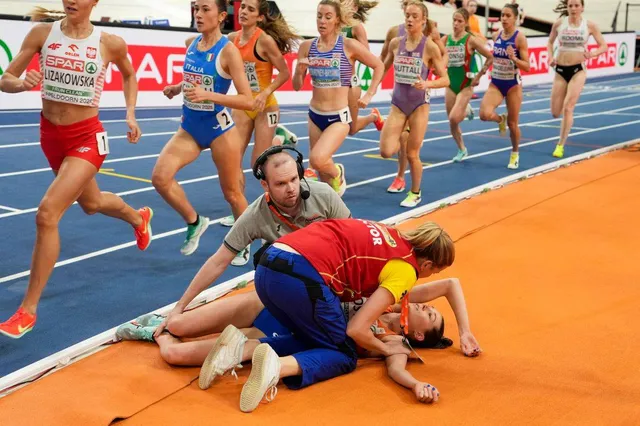 Dramatiske scener: Hollandsk løber kollapser under EM-finalen