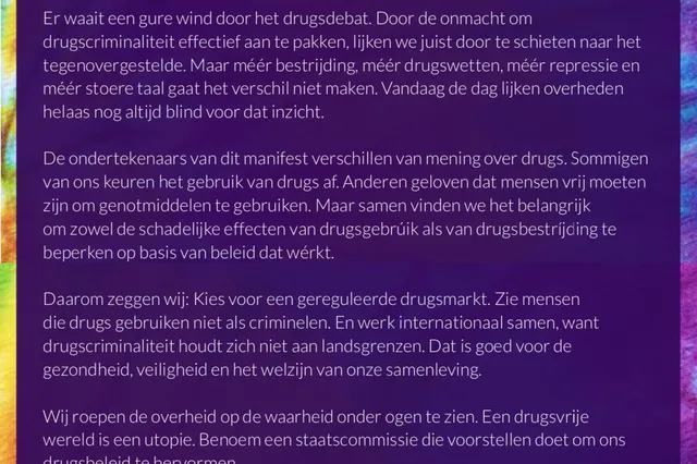CU ziet niks in drugs-idealen D66! 'Nederland moet drugsvrij worden'