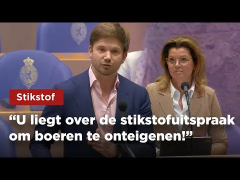Kijken! Gideon van Meijeren fileert huichelende minister: 'Boeren onteigenen is een POLITIEKE keuze!'
