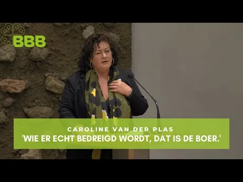 Caroline van der Plas: 'Boeren, laat je niets wijsmaken, het grootste deel van de Nederlanders staat achter jullie'
