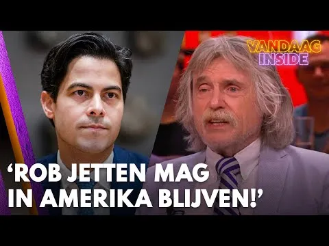 [Video] Johan Derksen: 'Rob Jetten naar Amerika? Laat hem daar alsjeblieft blijven!'