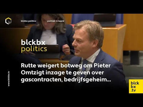 Filmpje! Antidemocraat Rutte weigert Pieter Omtzigt inzage te geven in gasopbrengsten: 'Bedrijfsgeheim'