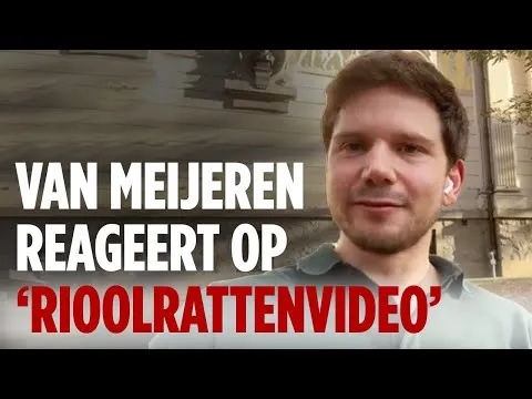 Filmpje! Gideon van Meijeren reageert op fophef over 'Rioolratten Ontmaskerd'