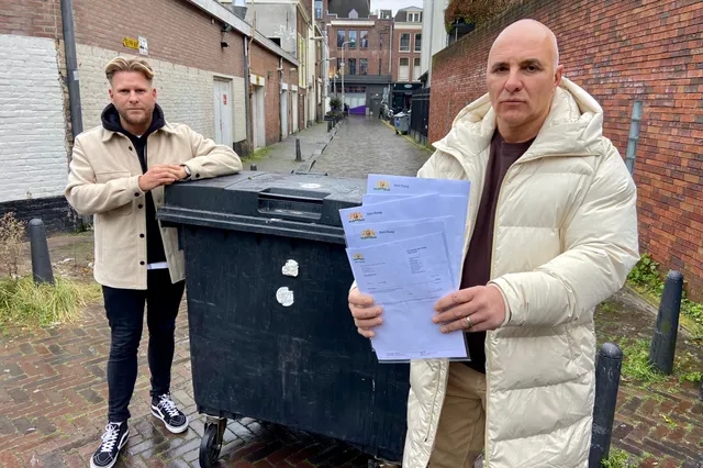 Knettergek Haags stadsbestuur legt ondernemer duizenden euro's boete op voor openstaande afvalklep