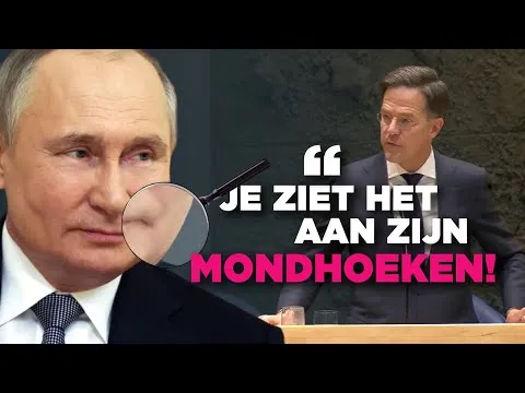 [Video] Pepijn van Houwelingen tegen Rutte: 'De mondhoeken van Poetin geven zijn intenties weer? Kinderlijk!'