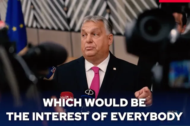 Video! Viktor Orban leest linkse haatjournalisten de les: 'Wij willen vrede!'