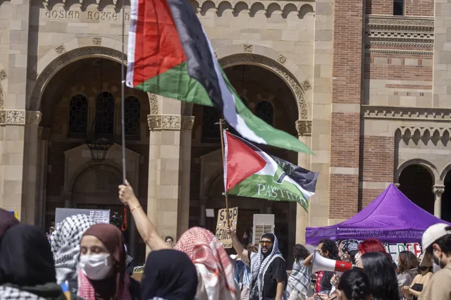 Waanzin! Pro-Palestijnse demonstranten zorgen voor enorme chaos op Amerikaanse universiteiten