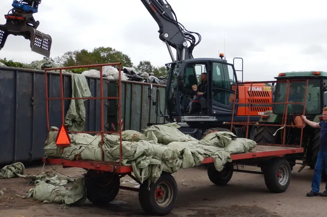 Geslaagde inzameling van landbouwplastic en balenfolie