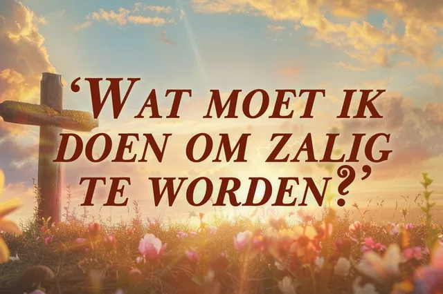 Van Dooijeweert: 'Wat moet ik doen om zalig te worden?'