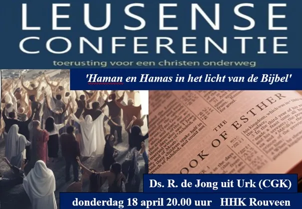 Ds. de Jong `Haman en Hamas in het licht van de Bijbel`
