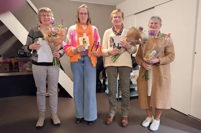 De Zonnebloem zet vier jubilarissen in het zonnetje