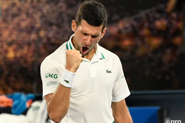 Djokovic survives early Brooksby onslaught to keep calendar Grand Slam dream alive
