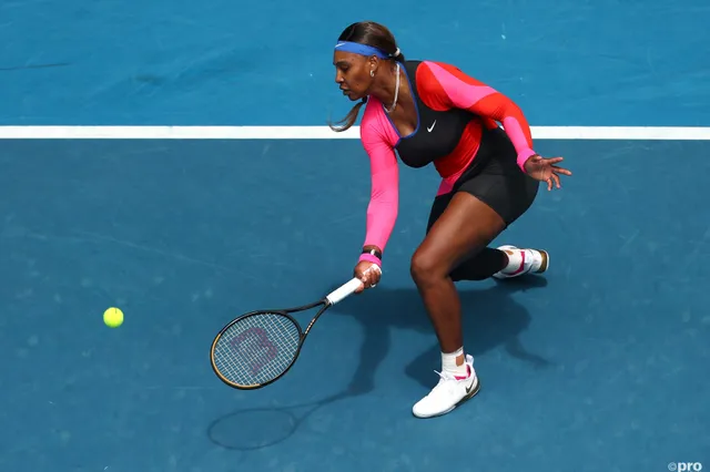Serena Williams and Grigor Dimitrov share practice court