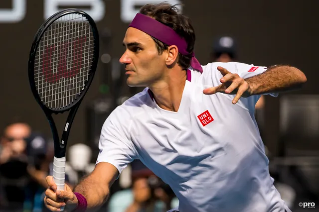 VIDEO: Roger Federer practices in Doha ahead of long-awaited return