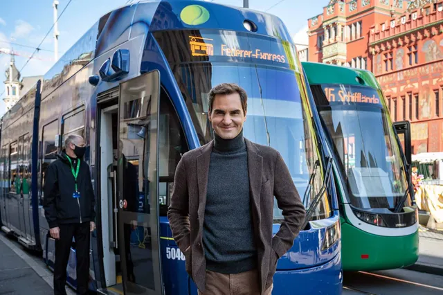 Federer honoured in Basel with 'Federer Express' tram