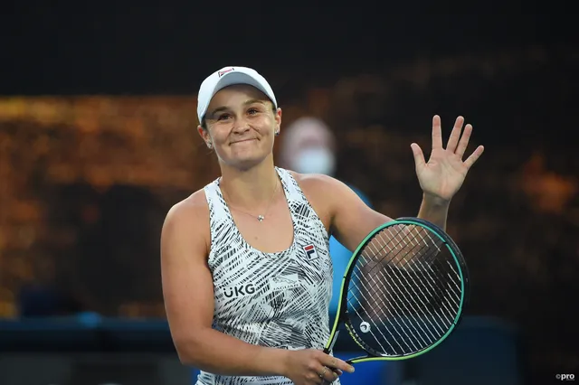 Video: Ashleigh Barty returns to tennis court with newborn son, engages in practice session