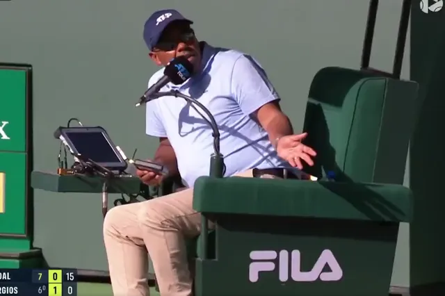 (VIDEO) Umpire calls out screaming fan during Kyrgios-Nadal match: "Ten thousand people who want to watch tennis, you're the only one screaming"