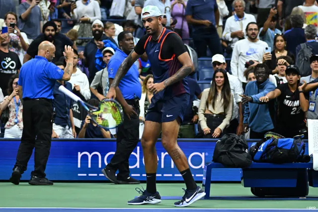 (VIDEO) Kyrgios loses cool in explosive fashion after US Open defeat to Khachanov smashing two racquets