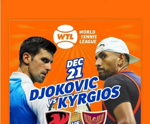 2022 World Tennis League Schedule including Kyrgios v Djokovic, Swiatek, Zverev and Bouchard