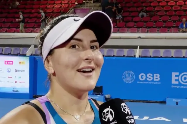 Andreescu joined by special guest in her box during Indian Wells win with adorable video shared on social media