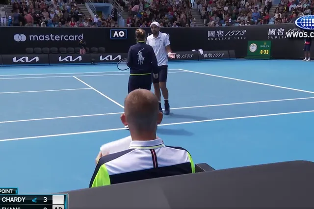 VIDEO: Chardy calls for umpire to be removed after locking horns with Evans over unclear tennis rule: "Are you looking at the birds?"