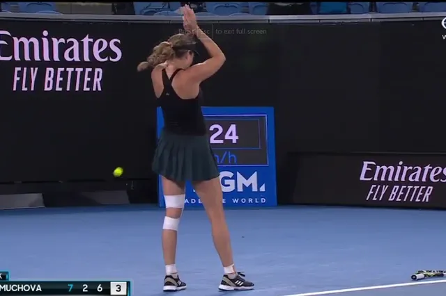 (VIDEO) Danielle Collins forgets how tiebreaks work and celebrates win over Muchova prematurely at Australian Open