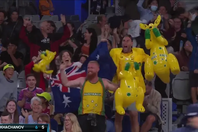 VIDEO: Kubler-Khachanov 70-shot rally sends crowd into raptures on John Cain Arena at Australian Open