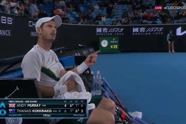(VIDEO) Murray fumes at not being allowed toilet break: "It's three f***ing o clock in the morning, it's a joke"