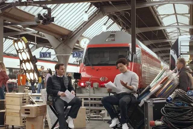 (VIDEO) "His acting skills have actually...improved": Federer 'Grand Train Tour of Switzerland' commercial with Trevor Noah airs