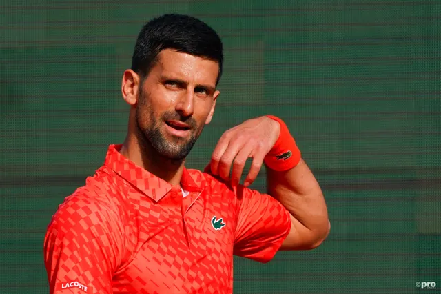 (VIDEO) Djokovic manages to catch ball in shorts pocket during Gojo US Open win