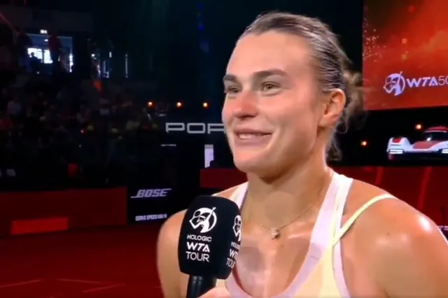 (VIDEO) "She's my friend, she'll be thinking I'm stupid": Sabalenka admits to feeling conflicted screaming in facing close friend Badosa