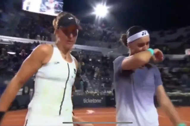 VIDEO: Kalinina and Haddad-Maia left in floods of tears after longest WTA match of the year at Rome Open