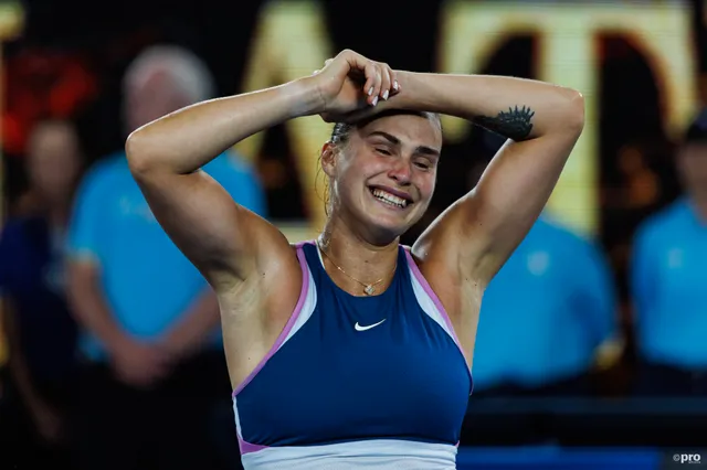 (VIDEO) Beste Freundinnen Aryna Sabalenka und Paula Badosa zeigen Salsa-Schritte auf dem Platz vor dem World Tennis League-Doppel