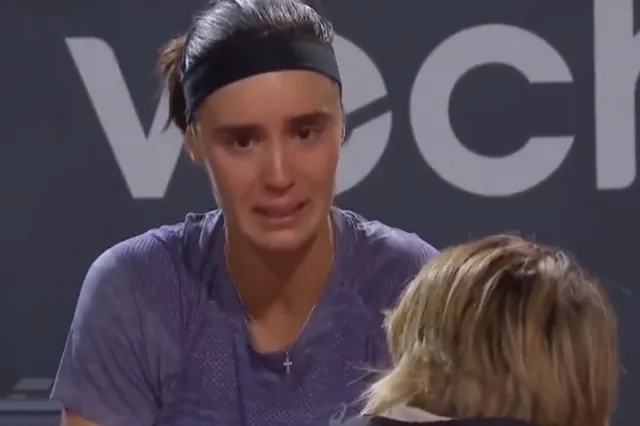 (VIDEO) Pain and heartbreak etched on Kalinina's face as she retires from Rome Open Final