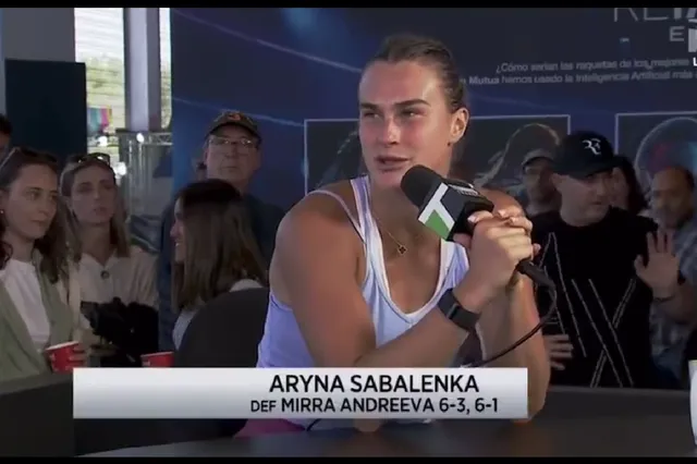 "I had a burrito last night": Sabalenka answers question from Serena Williams about weirdest tennis court thought