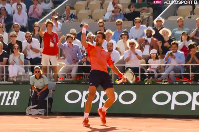 VÍDEO: Djokovic, abucheado por parte de la grada de Roland Garros tras su exagerada celebración contra Davidovich Fokina