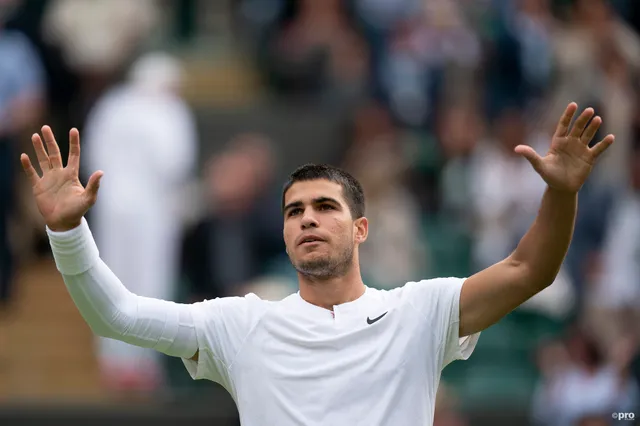 ¡Alcaraz, en octavos de Wimbledon! El español sufre pero consigue ganar al chileno Jarry en cuatro sets